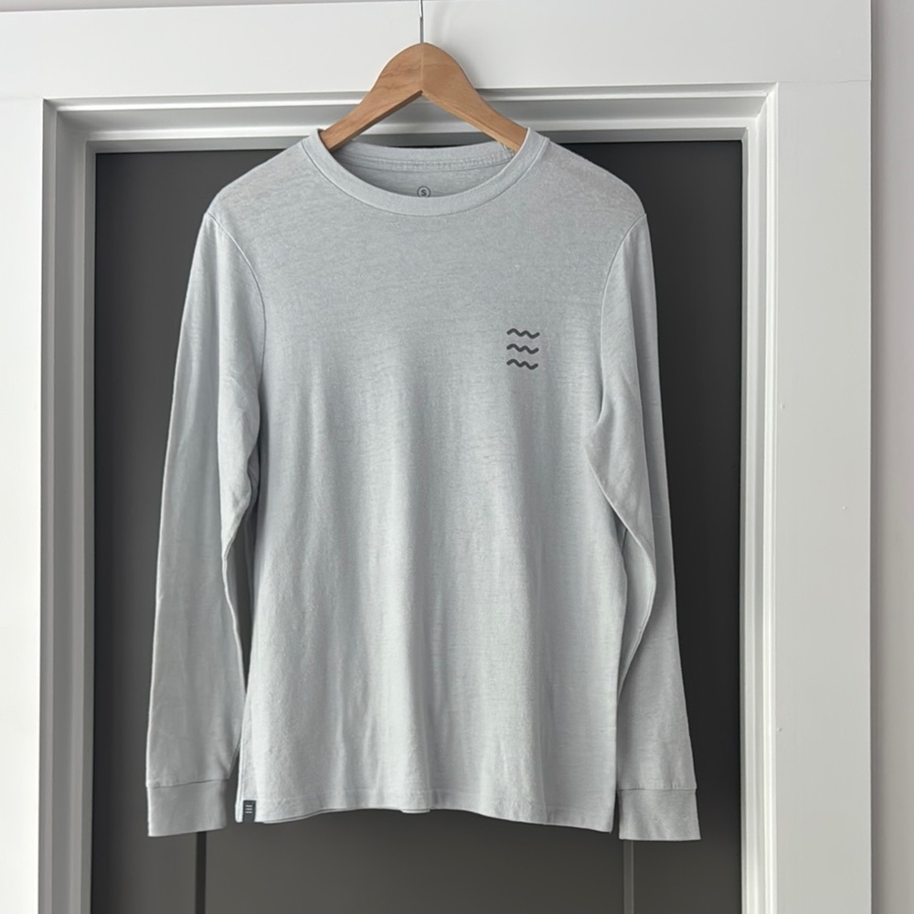 Free Fly Light Gray Long Sleeve Shirt